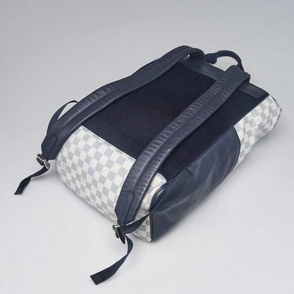 Louis Vuitton Damier Azur Canvas Coastline Matchpoint Backpack Bag - Picture 7 of 12